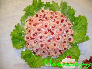 Салат "Коралловый островок"