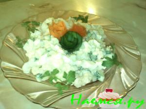 Быстрый салатик из мяса криля