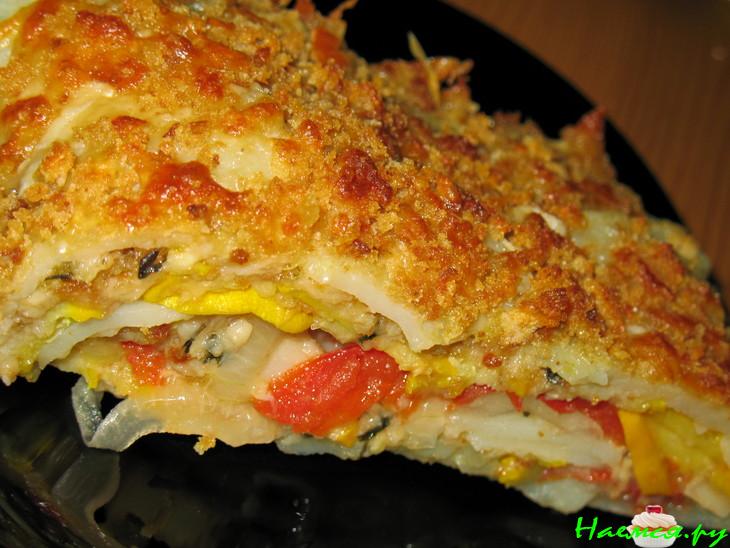 Овощной гратен