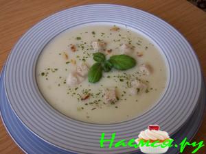 Суп-пюре из спаржи (вариант)