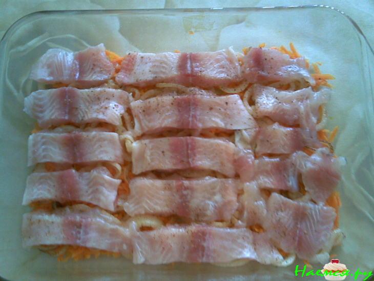 Запеканка "Рыбка в шубке"