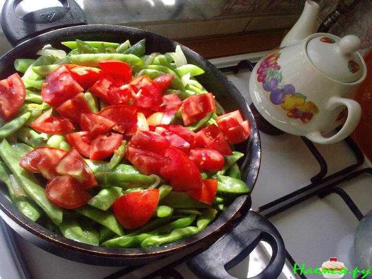 Стручковая фасоль в оливковом маслеце