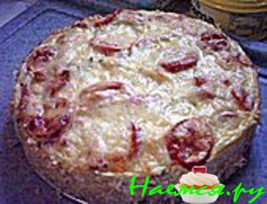 Овощной тортик в тесте