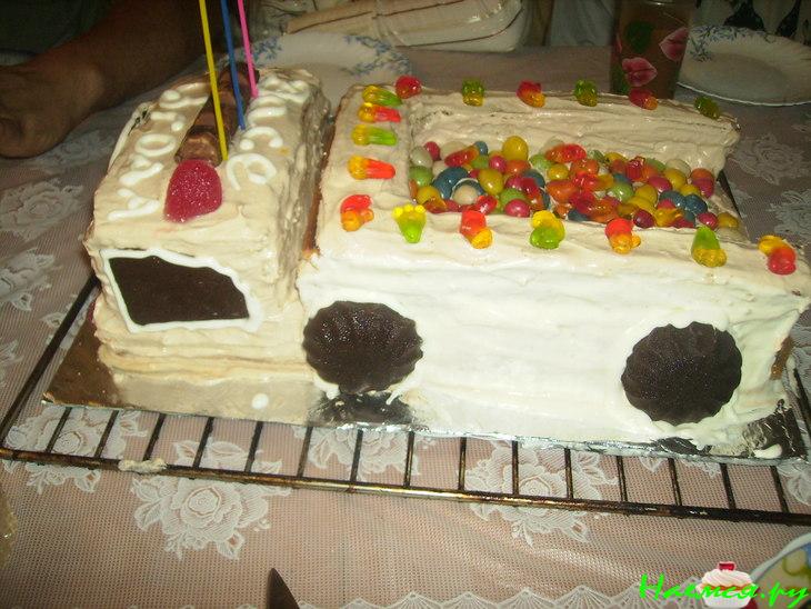 Торт "Грузовичок"