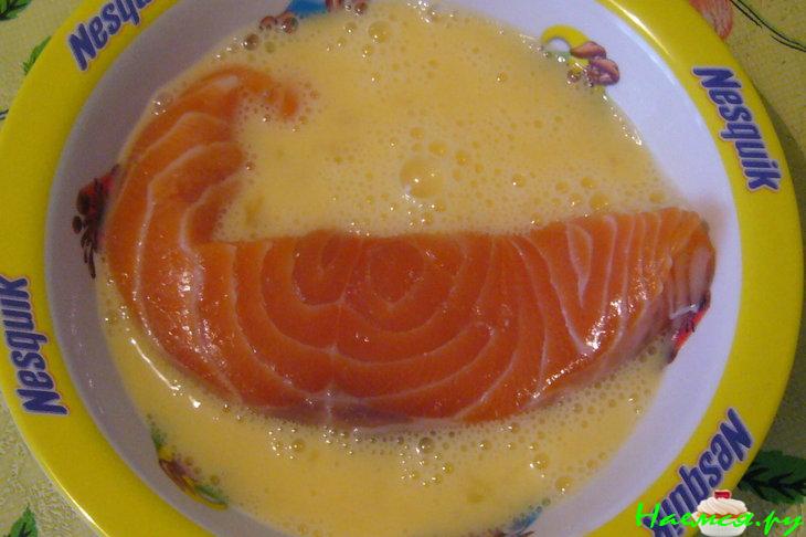 Сёмга в картофельной панировке Сёмга в картофельной панировке