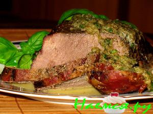 Жаркое из говядины с мятой и каперсами Жаркое из говядины с мятой и каперсами