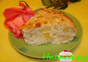 Диетический яблочный пирог "Дюймовочка"