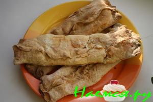 Слойки с начинкой из яблок и не только