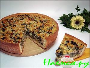 Деревенский пирог со шпинатом