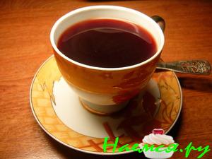 'Палкин чай' или тёмно-красный чай из вишни