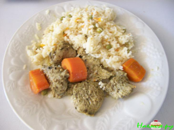 Грудинка индейки с грейпфруктом и чесноком Грудинка индейки с грейпфруктом и чесноком