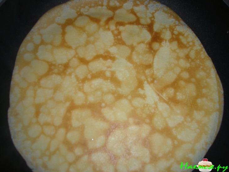 Сладкий блинный тыквенный пирог