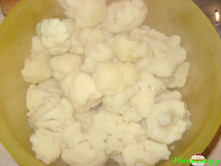 Пудинг из цветной капусты