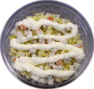 Салат с шампиньонами и ананасами на скорую руку