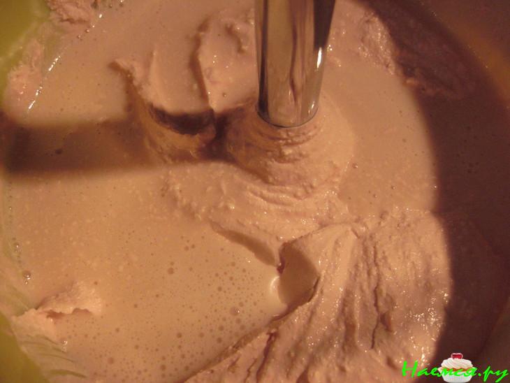 Торт с творогом и вишней (очередной)