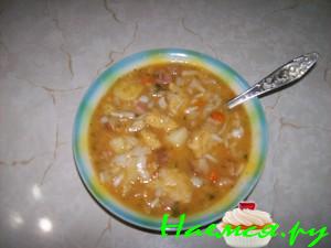 "Двойной" гороховый суп