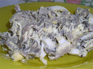 Салат с языком "Министерский"