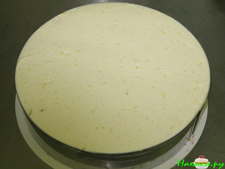 Торт 'Творожно-персиковый со вкусом маракуйи' Торт 'Творожно-персиковый со вкусом маракуйи'