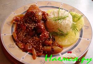 Chili Chicken Wings в соево-ананасовом соусе