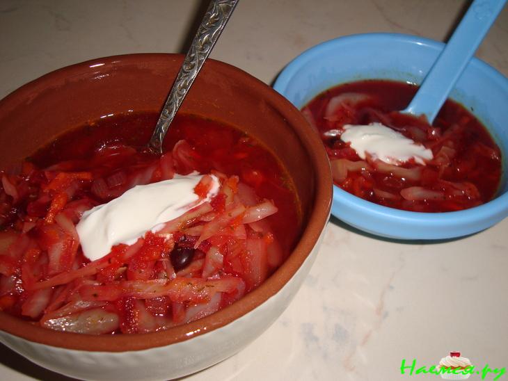 Вегетарианский борщ Вегетарианский борщ