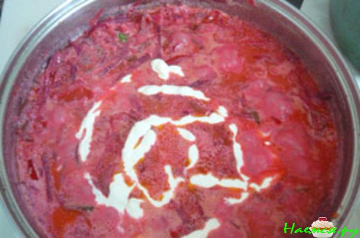 Борщ без мяса из-под города Хмельницкий