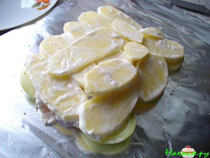 Запечённый красный окунь