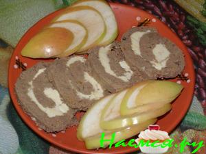 Печёночный паштет со сливочным маслом