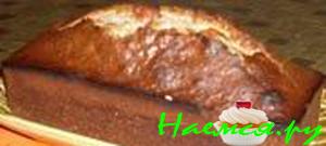 Банановый кекс на молоке