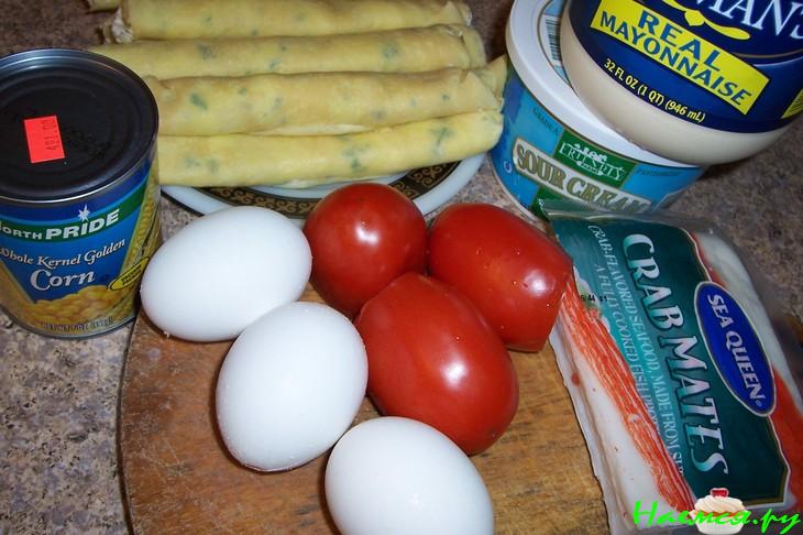 Салат праздничный "Шарлотка"