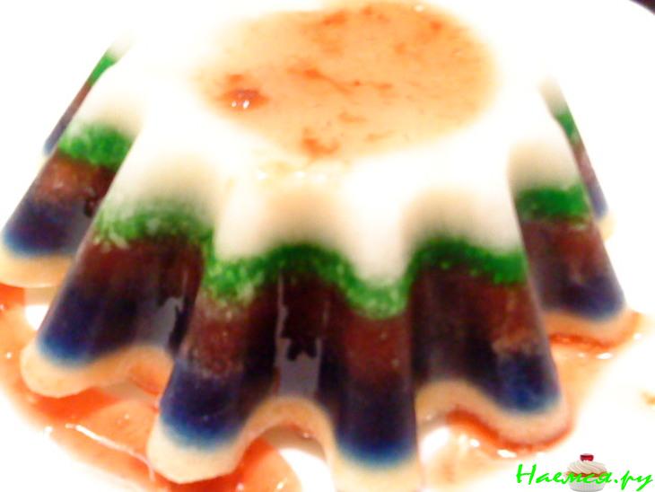 Желе многослойное