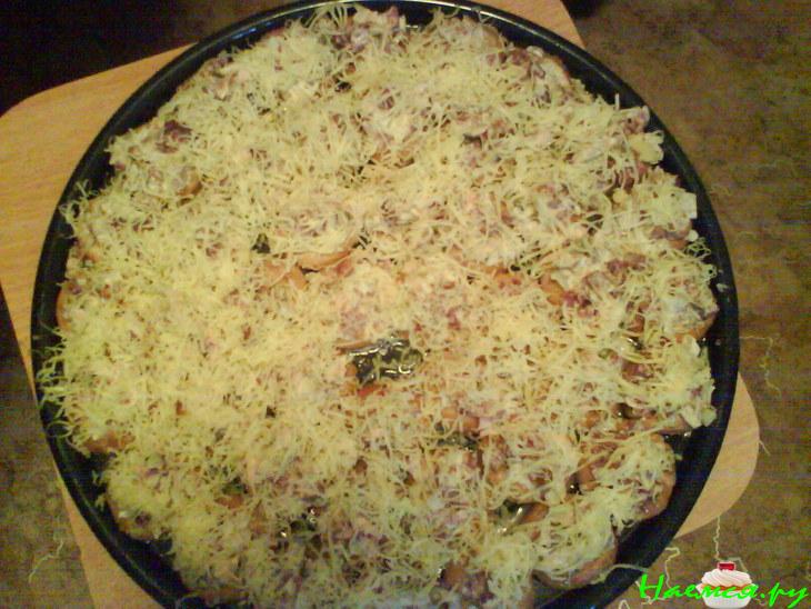 Пицца из сушек Пицца из сушек