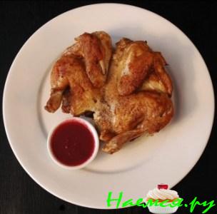 Цыпленок с хрустящей корочкой в микроволновке