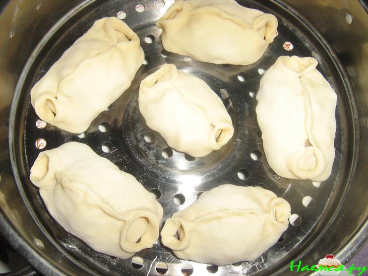 Манты с нежной, рыбной начинкой