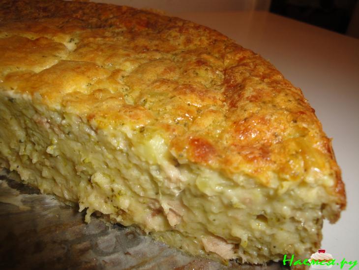 Пирог из брокколи без теста / brokolopita light