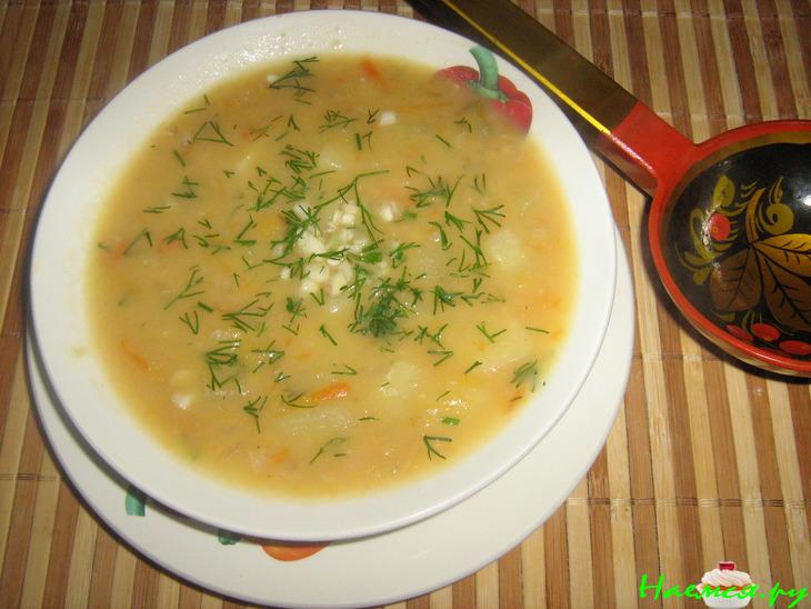 Гороховая похлёбка, постная
