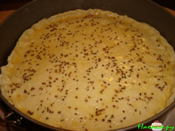 Сырно-морковный пирог