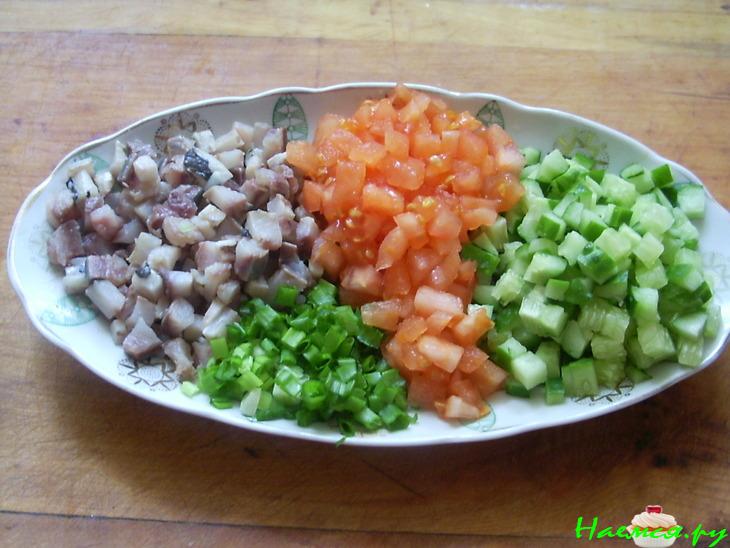 Закуска "Пикантная" с селедкой Закуска "Пикантная" с селедкой