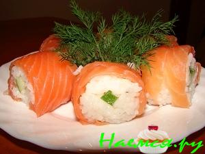 Рыбная закуска а-ля роллы Рыбная закуска а-ля роллы