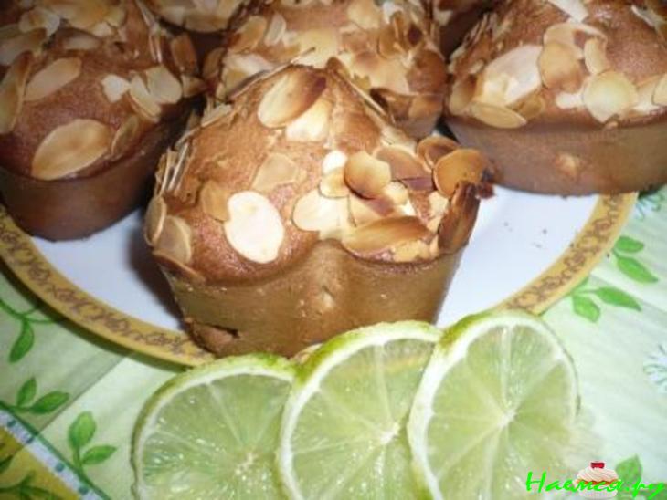 Кексы 'Лайм и Миндаль'