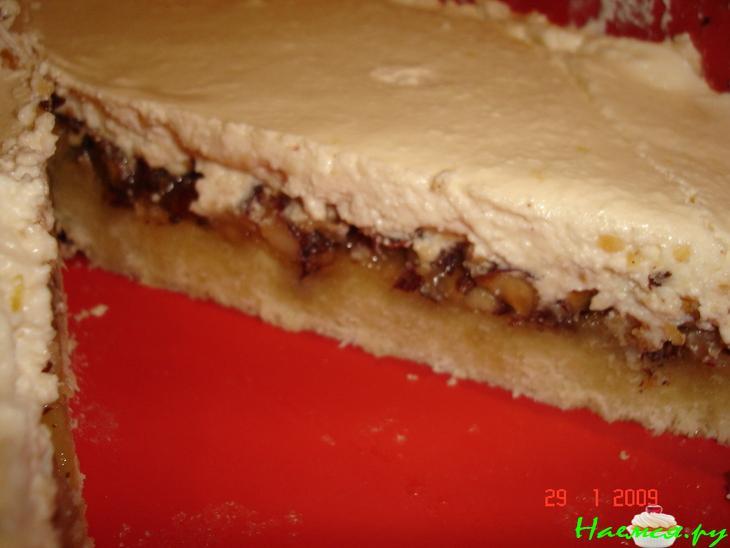 Медовый пирог с творогом