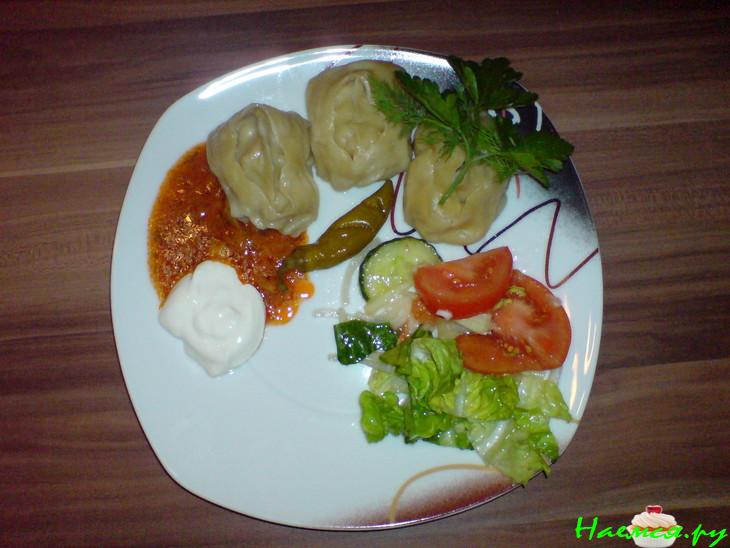 Манты рубленые