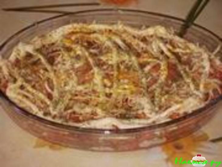 Мясная запеканка со смешанным фаршем