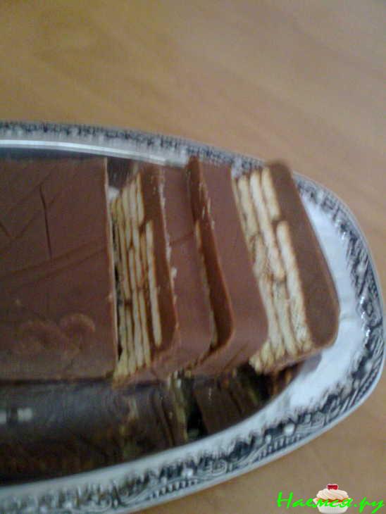 Торт без выпечки из крекеров