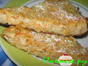 Макаронная запеканка с яблоками и морковкой Макаронная запеканка с яблоками и морковкой