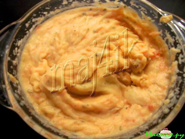 Пюре с помидорами (летний вариант)