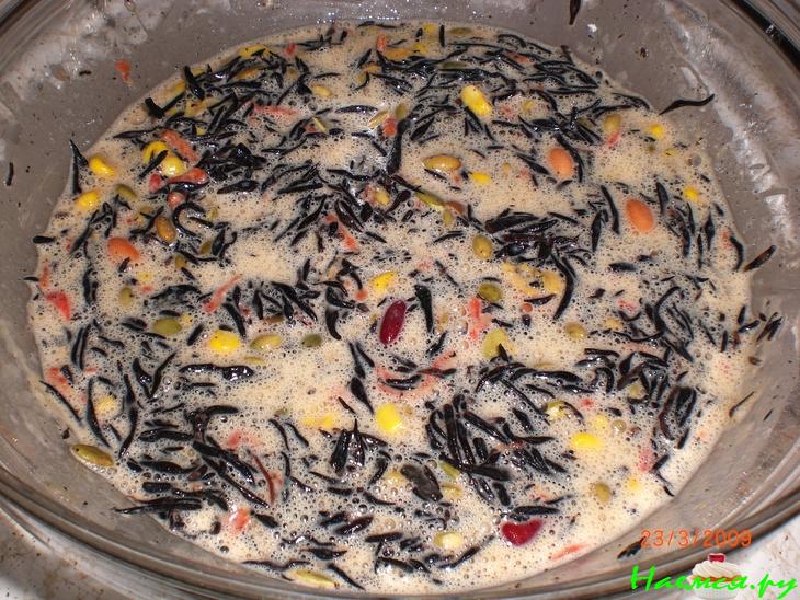 Яичные маффины с морской капустой