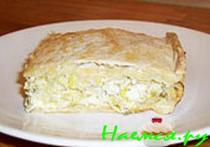 Фаршированный пирог с теста фило