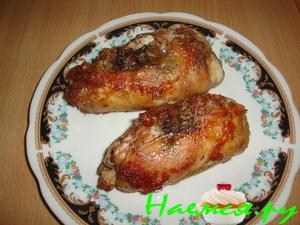 Фаршированные куриные ножки с грибами Фаршированные куриные ножки с грибами