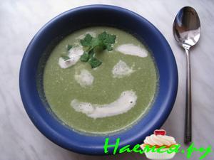 Суп - пюре из шпината и брокколи