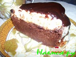 Торт шоколадный с безе